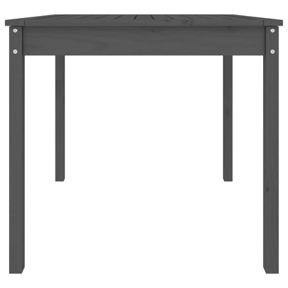 vidaXL Table de jardin Gris 82,5x82,5x76 cm Bois de pin massif