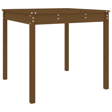 vidaXL Table de jardin marron miel 82,5x82,5x76 cm pin massif