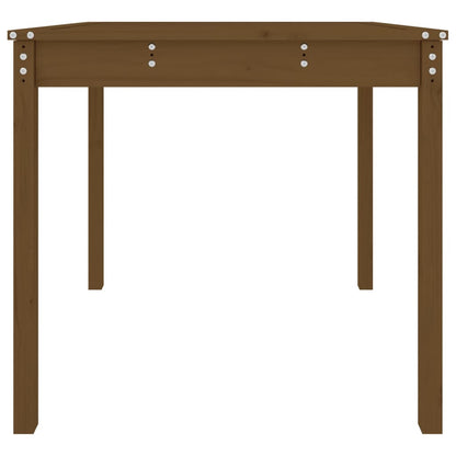vidaXL Table de jardin marron miel 82,5x82,5x76 cm pin massif