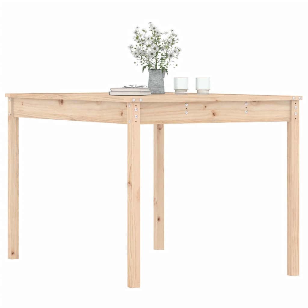 vidaXL Gartentisch 121x82,5x76 cm Massivholz Kiefer