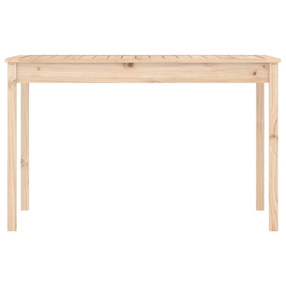 vidaXL Gartentisch 121x82,5x76 cm Massivholz Kiefer
