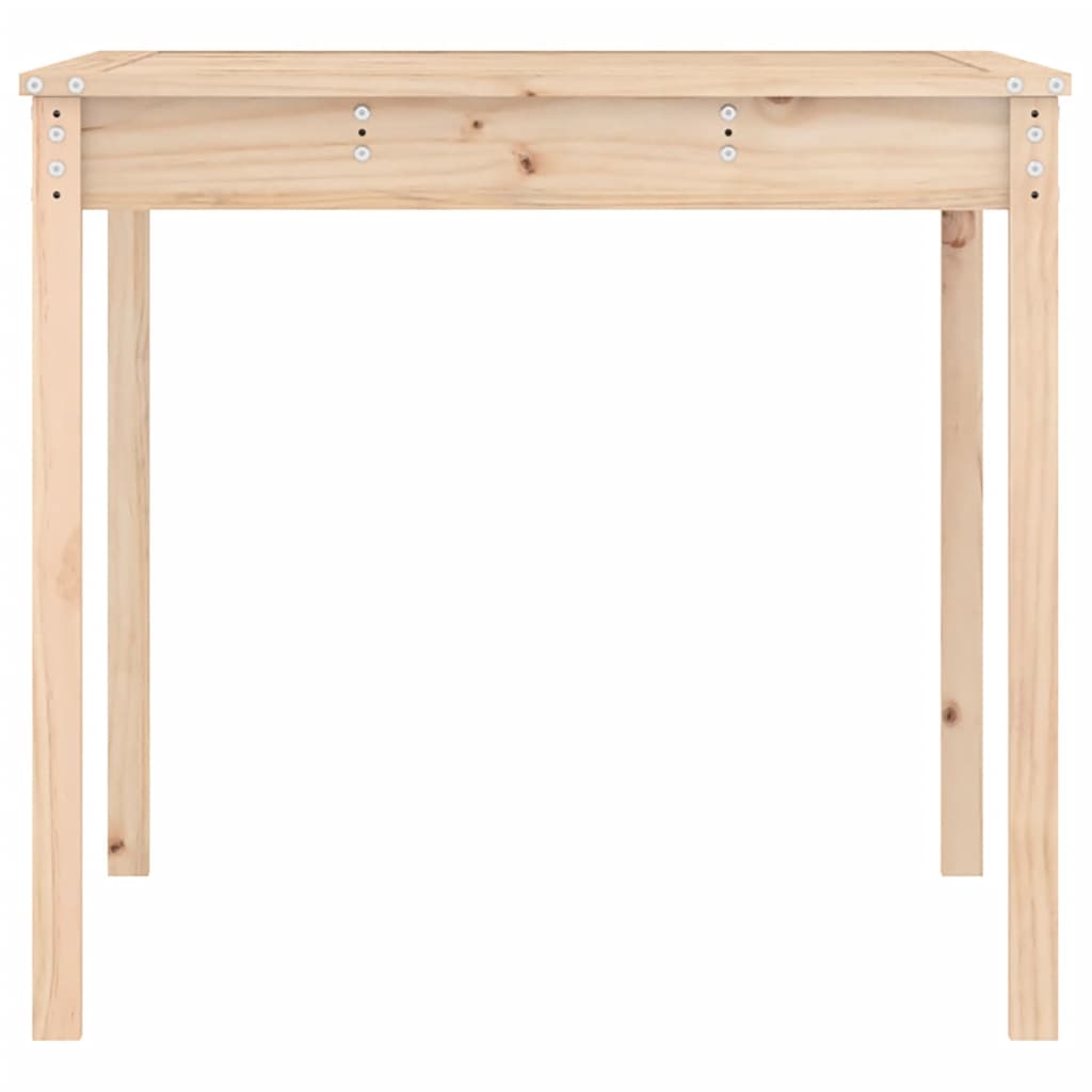 vidaXL Gartentisch 121x82,5x76 cm Massivholz Kiefer