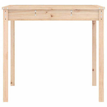 vidaXL Gartentisch 121x82,5x76 cm Massivholz Kiefer