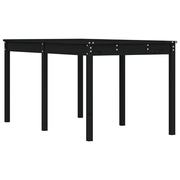vidaXL Gartentisch Schwarz 159,5x82,5x76 cm Massivholz Kiefer