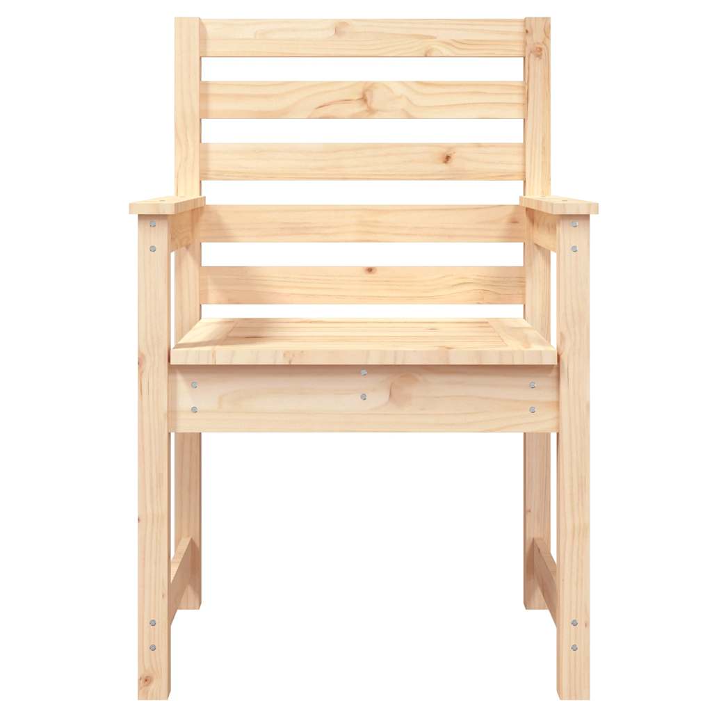 vidaXL Gartenstühle 2 Stk. 60x48x91 cm Massivholz Kiefer