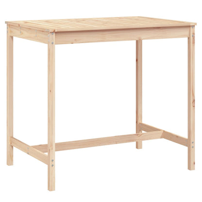 vidaXL Table de jardin 121x82,5x110 cm en pin massif