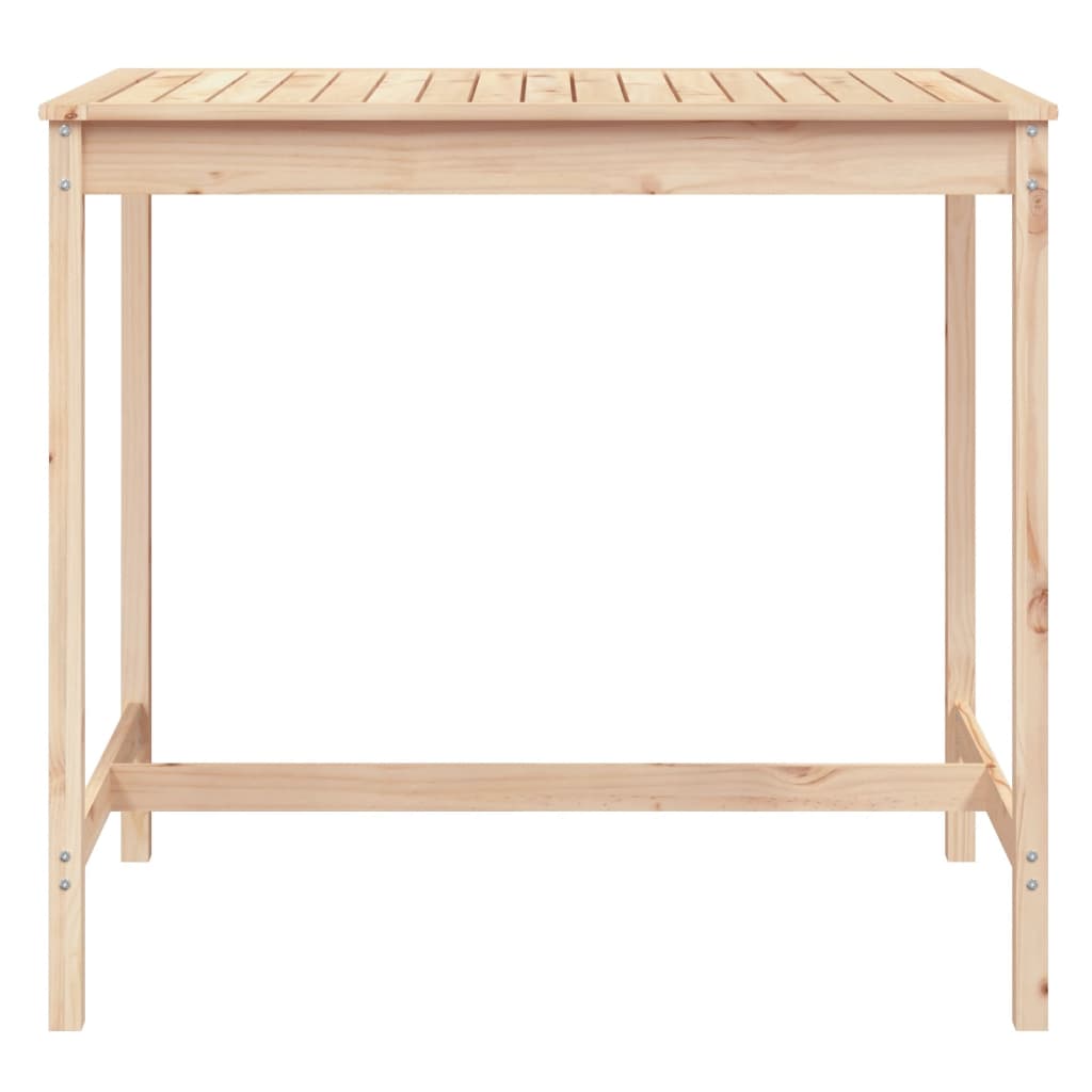 vidaXL Table de jardin 121x82,5x110 cm en pin massif
