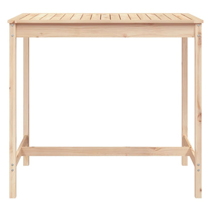 vidaXL Table de jardin 121x82,5x110 cm en pin massif