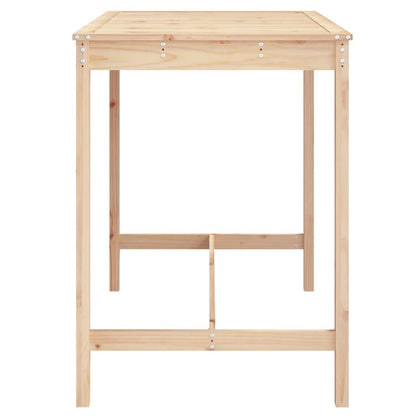 vidaXL Table de jardin 121x82,5x110 cm en pin massif