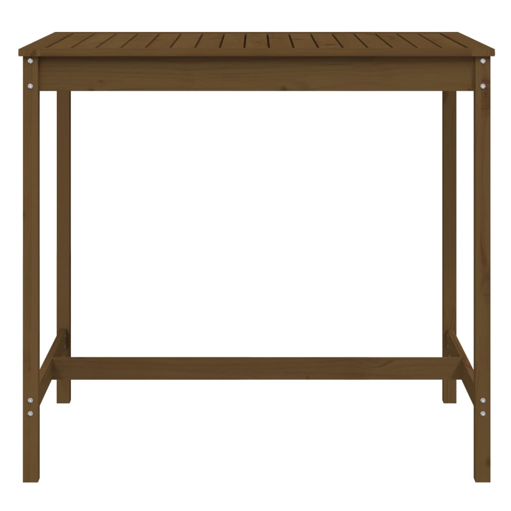 vidaXL Gartentisch Honigbraun 121x82,5x110 cm Massivholz Kiefer