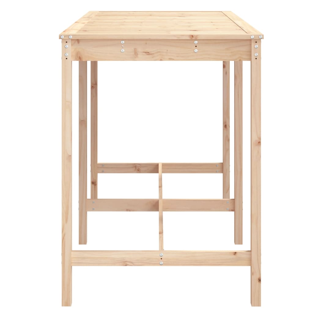 vidaXL Gartentisch 159,5x82,5x110 cm Massivholz Kiefer