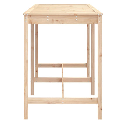 vidaXL Gartentisch 159,5x82,5x110 cm Massivholz Kiefer