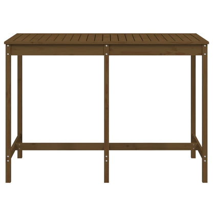 vidaXL Gartentisch Honigbraun 159,5x82,5x110 cm Massivholz Kiefer
