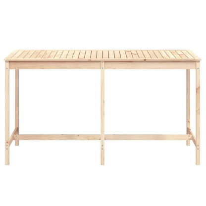 vidaXL Gartentisch 203,5x90x110 cm Massivholz Kiefer