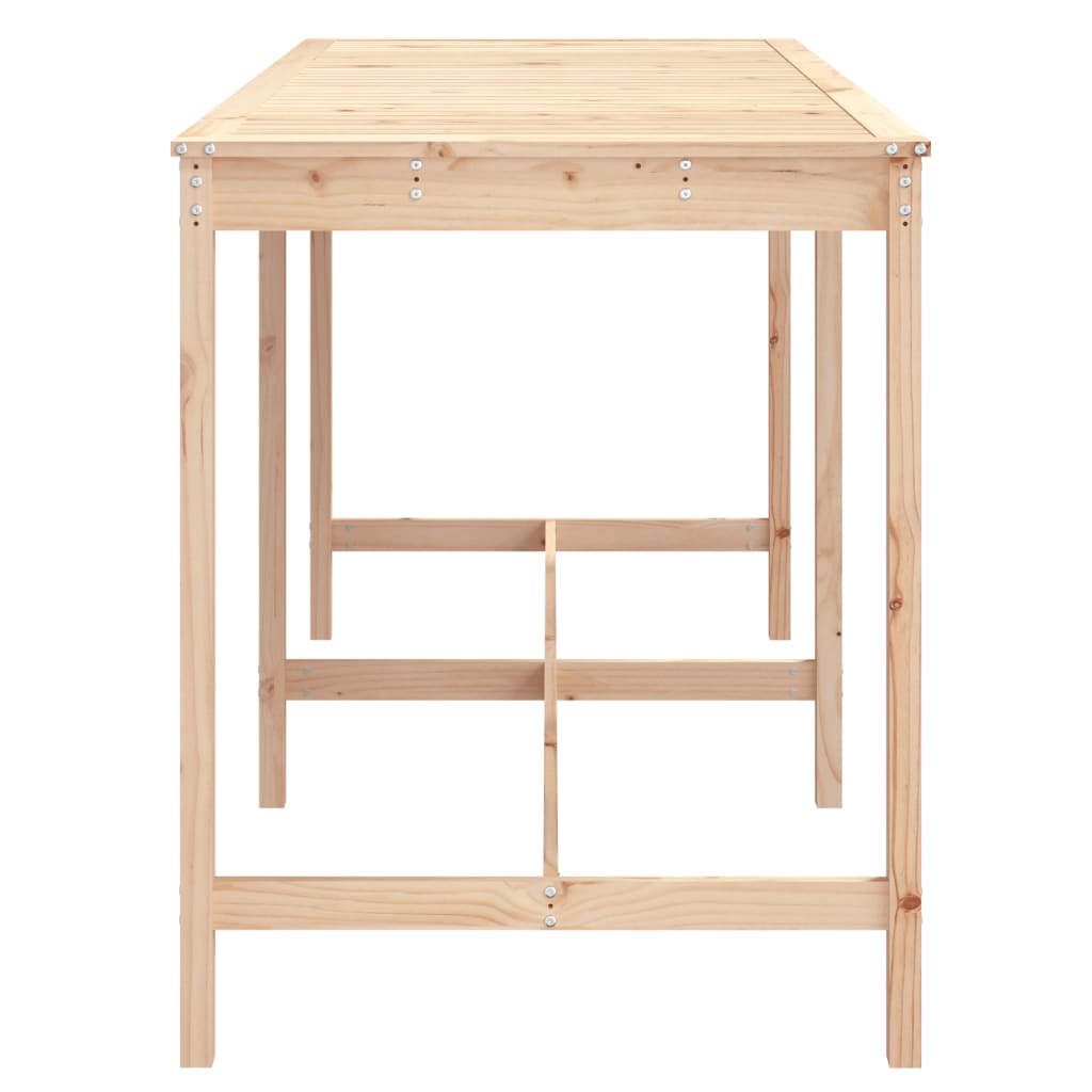 vidaXL Gartentisch 203,5x90x110 cm Massivholz Kiefer