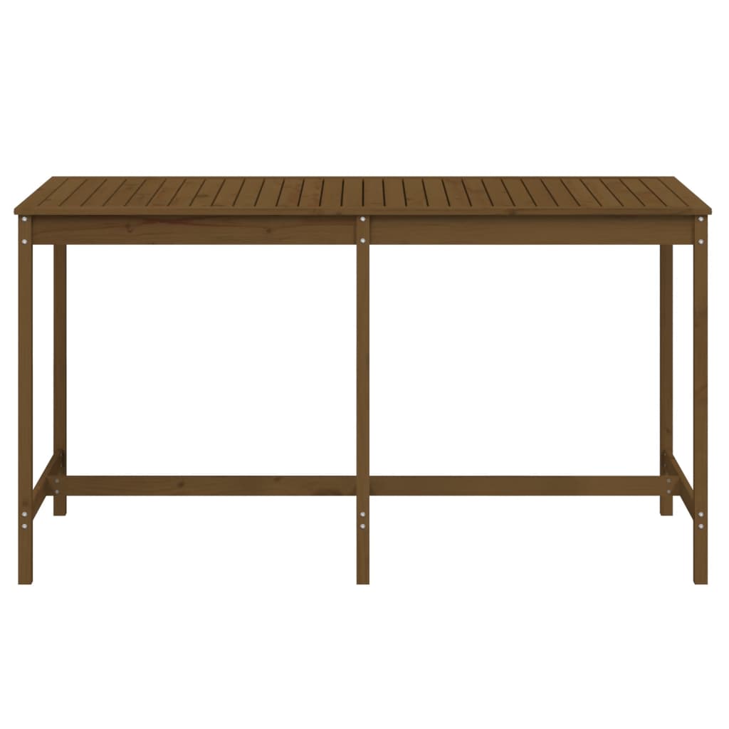 vidaXL Gartentisch Honigbraun 203,5x90x110 cm Massivholz Kiefer