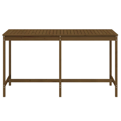 vidaXL Gartentisch Honigbraun 203,5x90x110 cm Massivholz Kiefer
