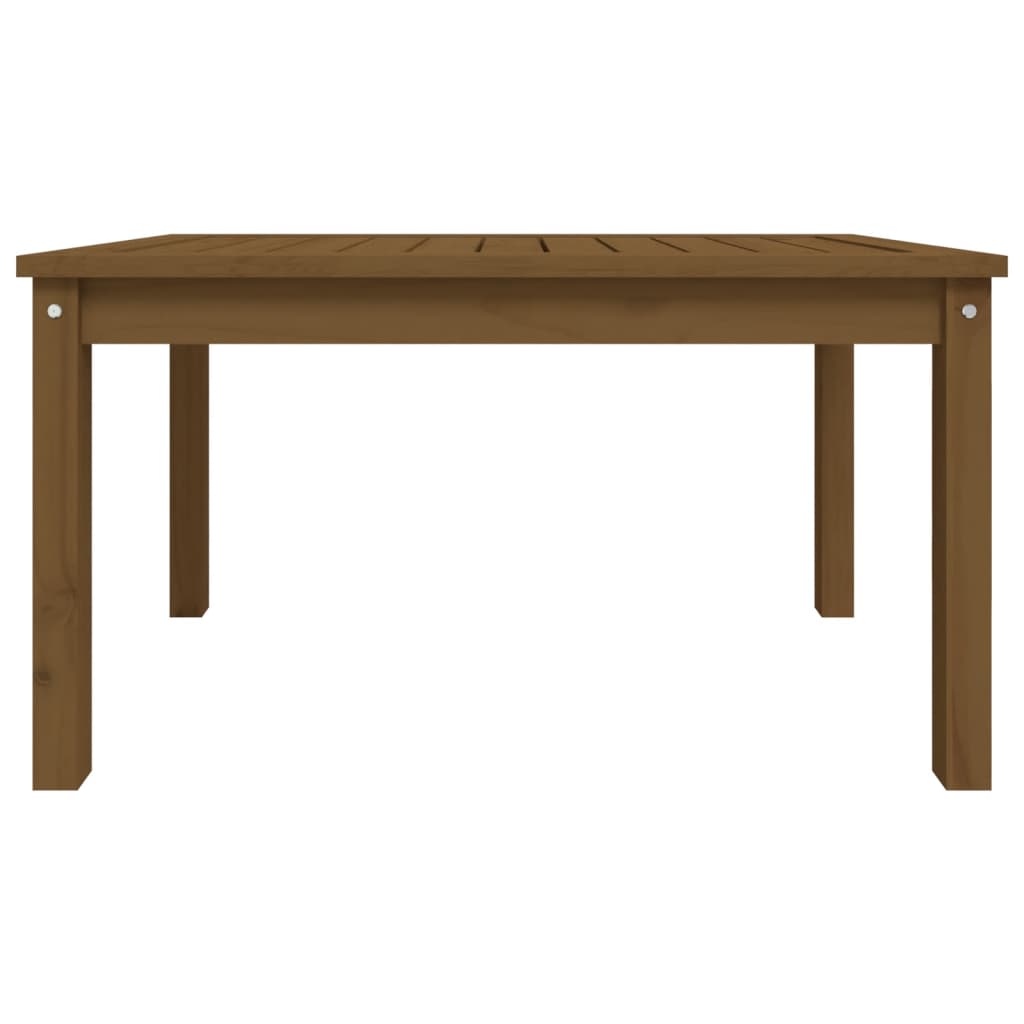vidaXL Gartentisch Honigbraun 82,5x50,5x45 cm Massivholz Kiefer
