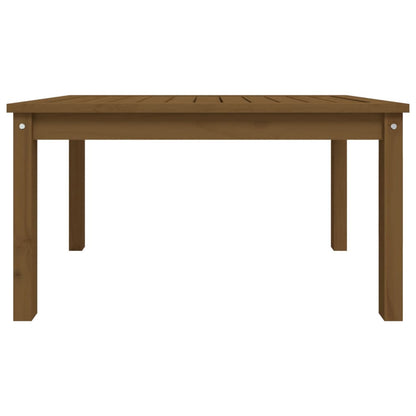 vidaXL Gartentisch Honigbraun 82,5x50,5x45 cm Massivholz Kiefer