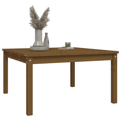 vidaXL Table de jardin marron miel 82,5x82,5x45 cm Bois de pin massif