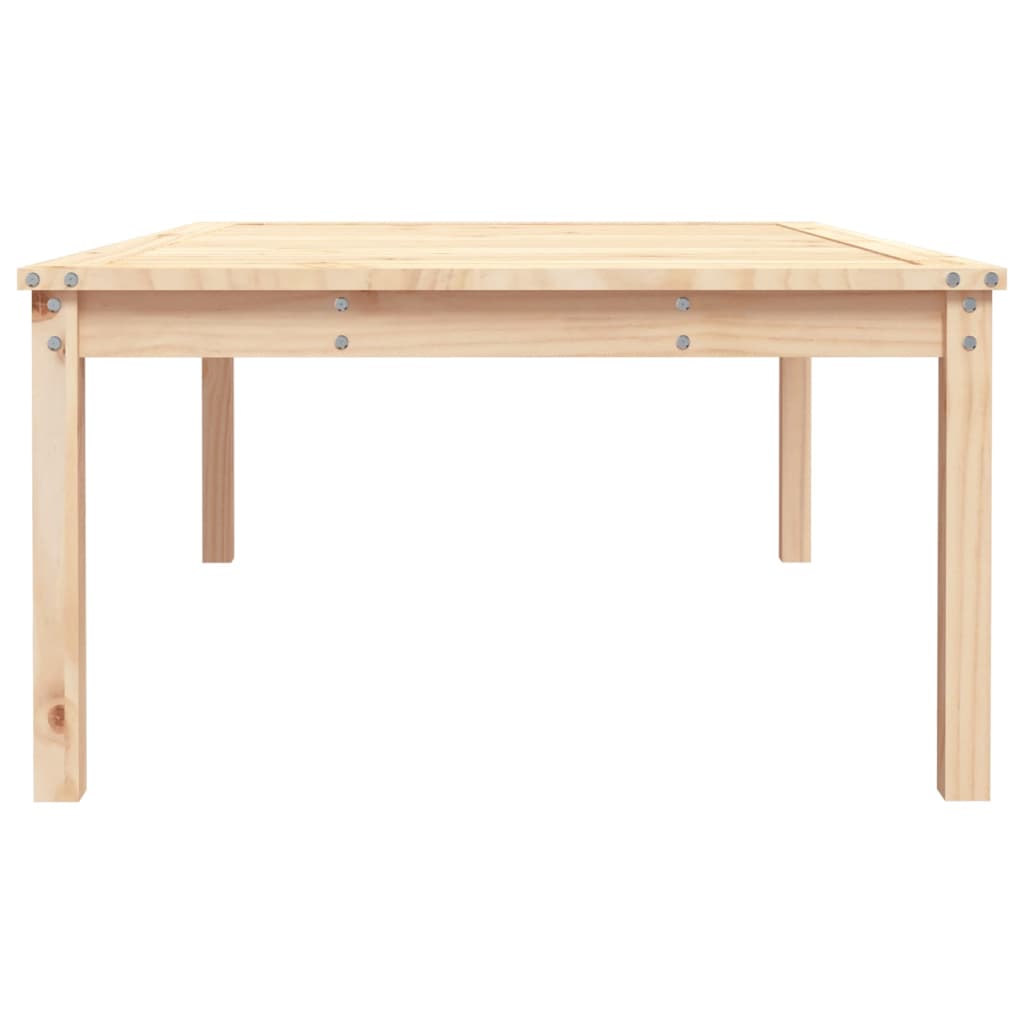 vidaXL Gartentisch 121x82,5x45 cm Massivholz Kiefer