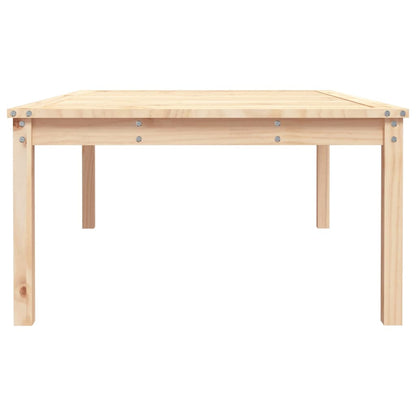 vidaXL Gartentisch 121x82,5x45 cm Massivholz Kiefer