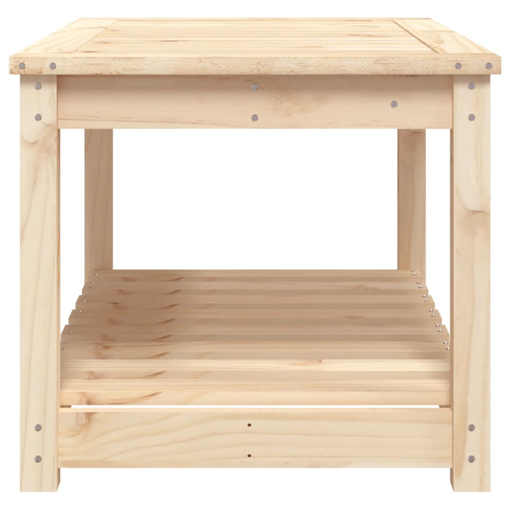 vidaXL Gartentisch 82,5x50,5x45 cm Massivholz Kiefer