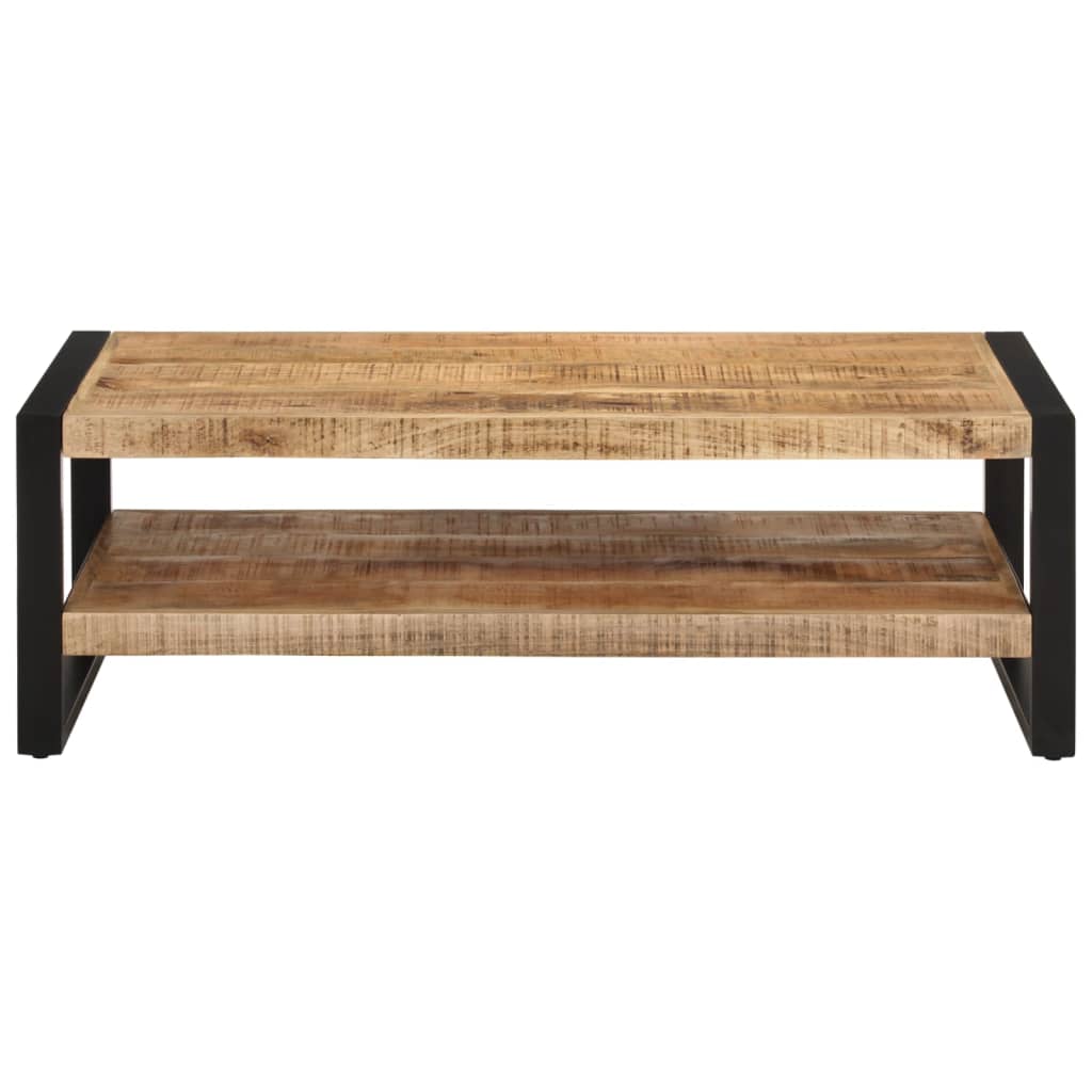 vidaXL Couchtisch 120x55x40 cm Massivholz Mango