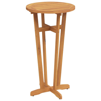 vidaXL Garten-Bartisch Ø60x105 cm Massivholz Akazie