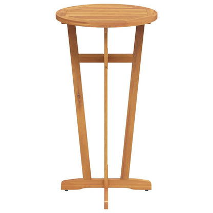 vidaXL Garten-Bartisch Ø60x105 cm Massivholz Akazie