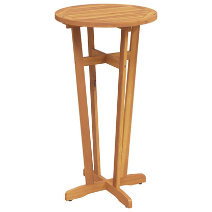 vidaXL Garten-Bartisch Ø60x105 cm Massivholz Akazie