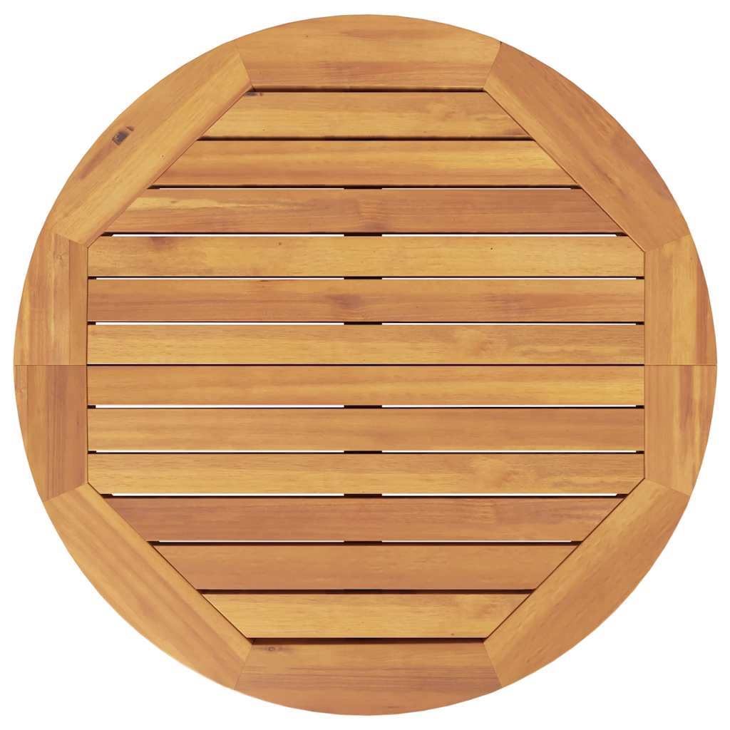 vidaXL Garten-Bartisch Ø60x105 cm Massivholz Akazie