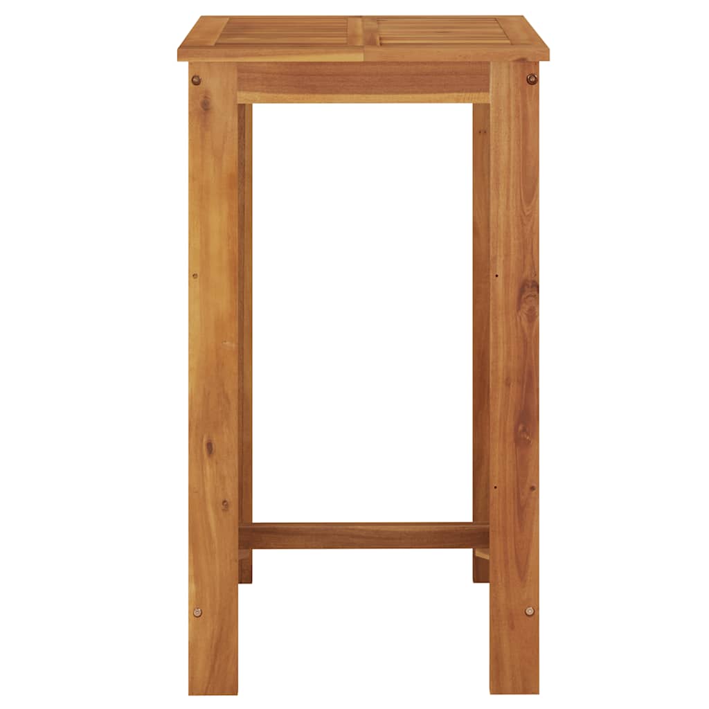 vidaXL Garten-Bartisch 60x60x105 cm Massivholz Akazie