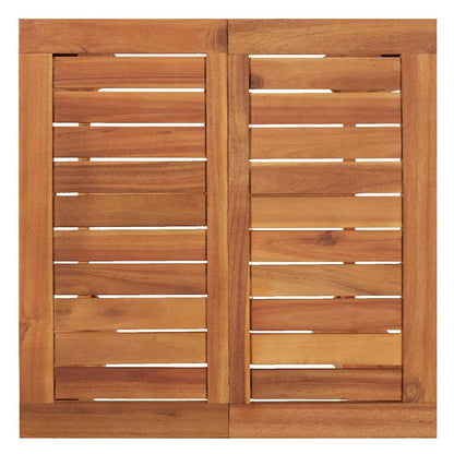 vidaXL Garten-Bartisch 60x60x105 cm Massivholz Akazie