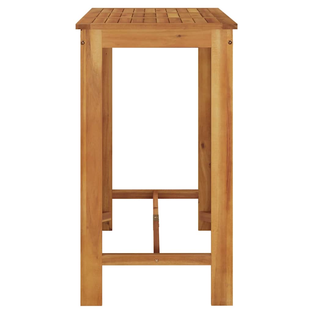 vidaXL Garten-Bartisch 120x60x105 cm Massivholz Akazie