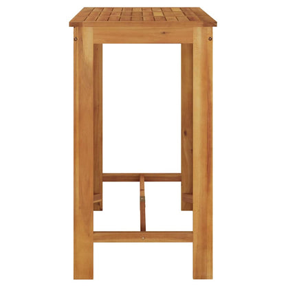 vidaXL Garten-Bartisch 120x60x105 cm Massivholz Akazie