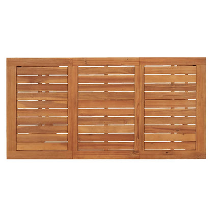 vidaXL Garten-Bartisch 120x60x105 cm Massivholz Akazie