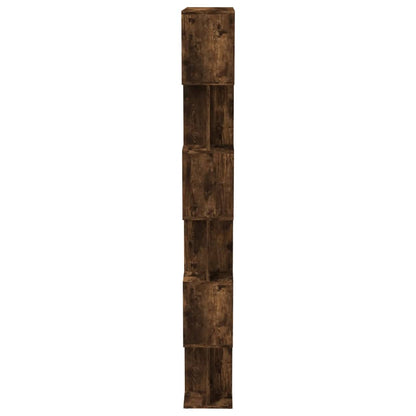 vidaXL Bücherregal/Raumteiler Räuchereiche 80x24x192 cm Holzwerkstoff