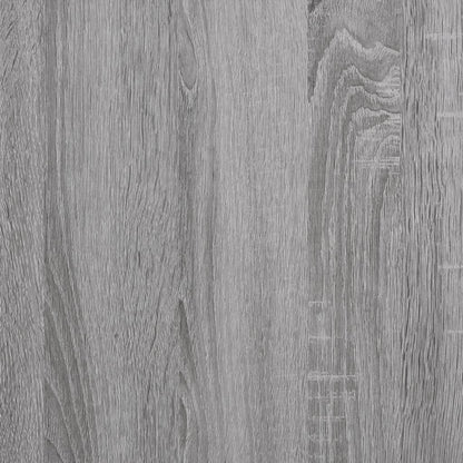 vidaXL Schreibtisch mit Regal Grau Sonoma 102x45x148 cm Holzwerkstoff