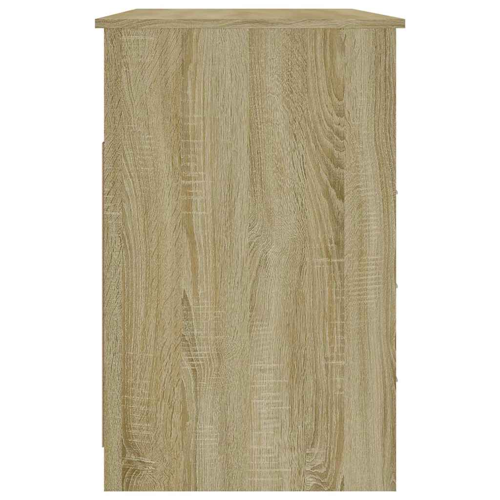 vidaXL Bureau avec tiroirs Chêne Sonoma 102x50x76 cm