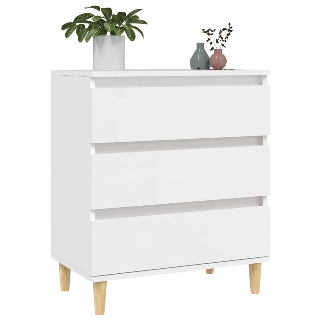 vidaXL Buffet blanc 60x35x70 cm Aggloméré