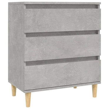 vidaXL Buffet gris béton 60x35x70 cm Bois d'ingénierie