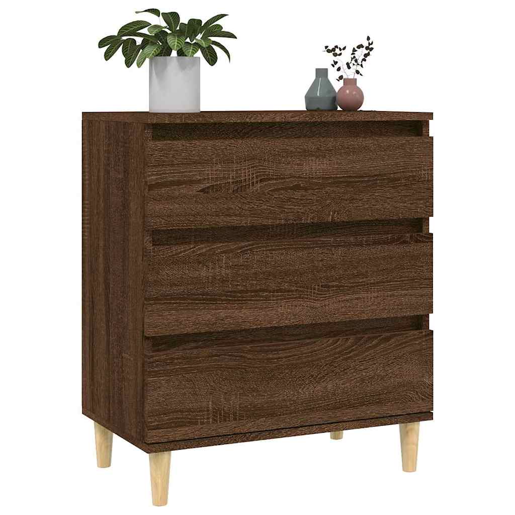 vidaXL Buffet Chêne Marron 60x35x70 cm Bois d'ingénierie