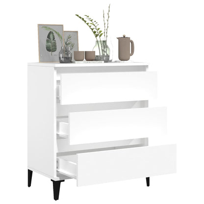 vidaXL Buffet blanc 60x35x70 cm Aggloméré