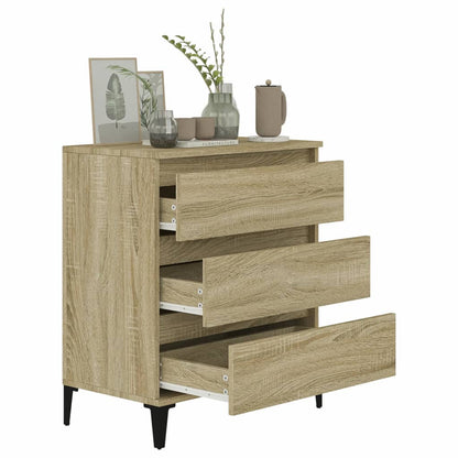 vidaXL Commode Sonoma Chêne 60x35x70 cm Bois d'ingénierie