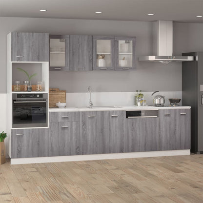 vidaXL Hängeschrank Lyon Grau Sonoma 39,5x31x60 cm Holzwerkstoff