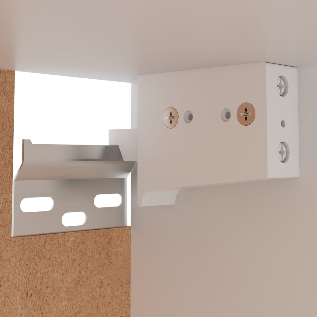 vidaXL Hängeschrank Lyon Grau Sonoma 39,5x31x60 cm Holzwerkstoff