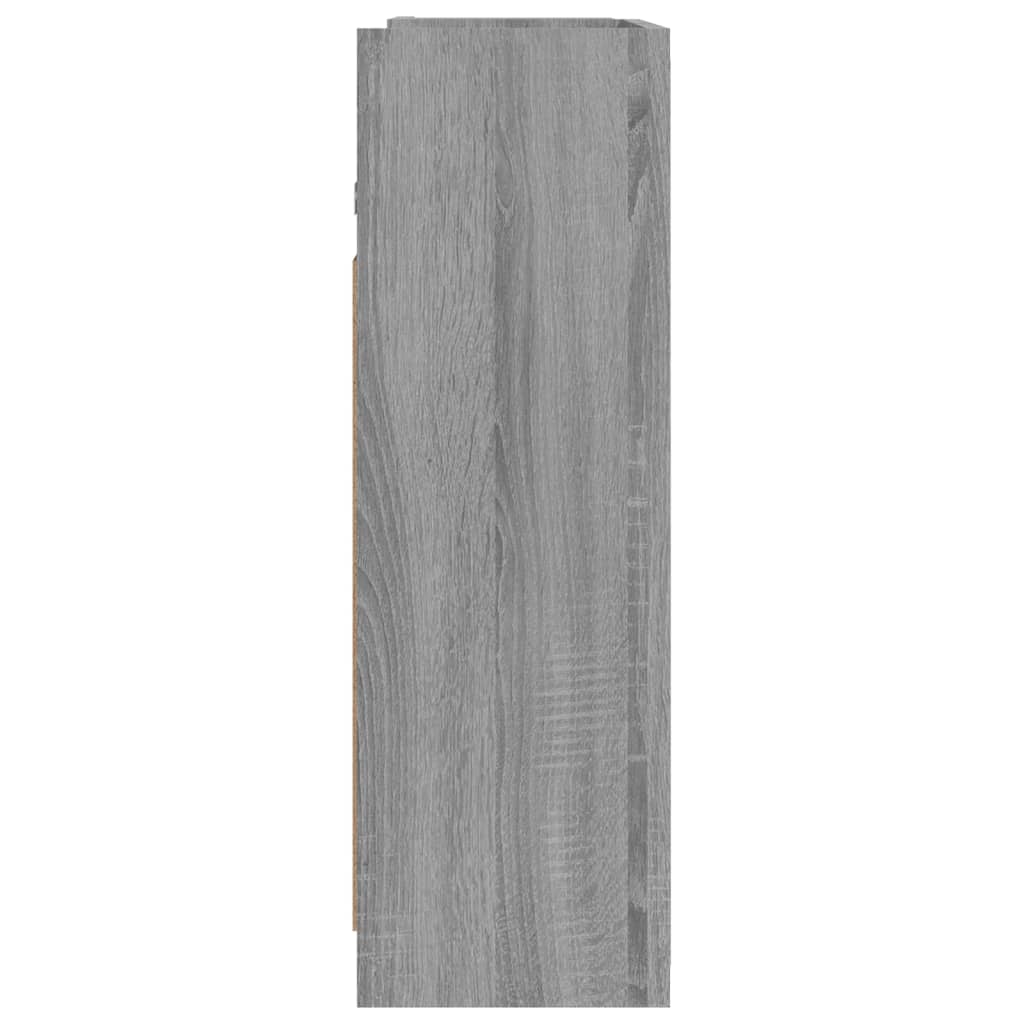 Bad-Spiegelschrank Grau Sonoma 62,5x20,5x64 cm Holzwerkstoff