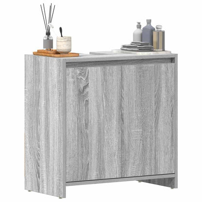 vidaXL Badschrank Grau Sonoma 60x33x61 cm Holzwerkstoff