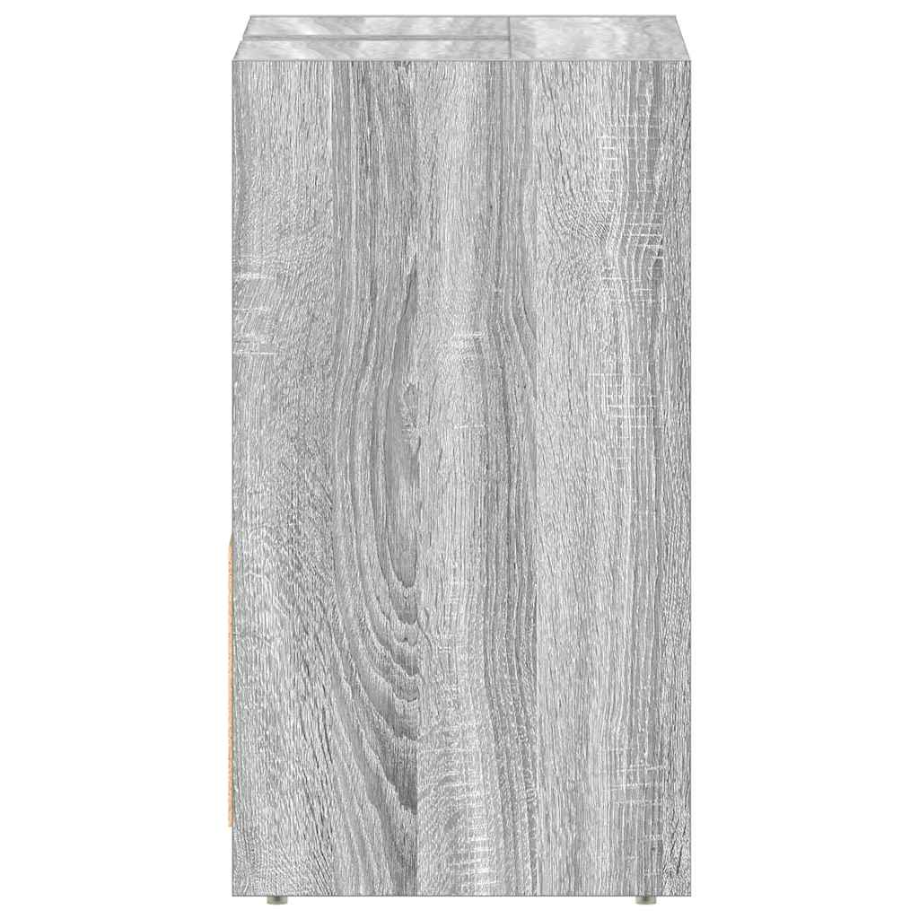 vidaXL Badschrank Grau Sonoma 60x33x61 cm Holzwerkstoff